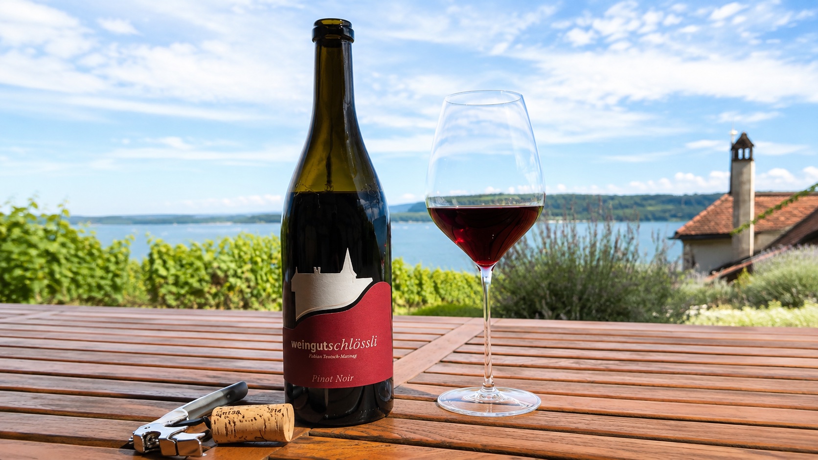 Degustazione dei vini al Weingut Schlössli